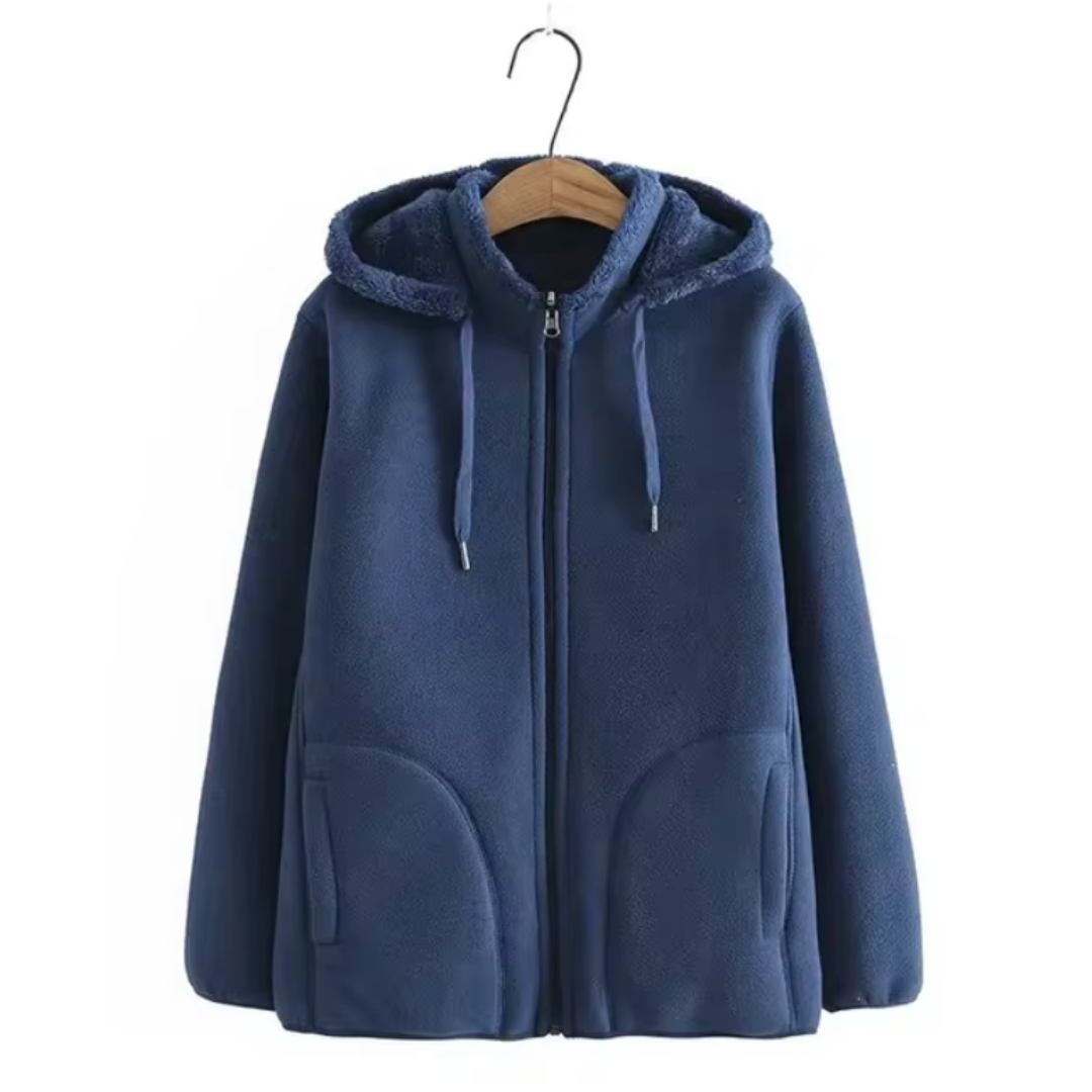 Kuscheliger Winter-Zip-Hoodie