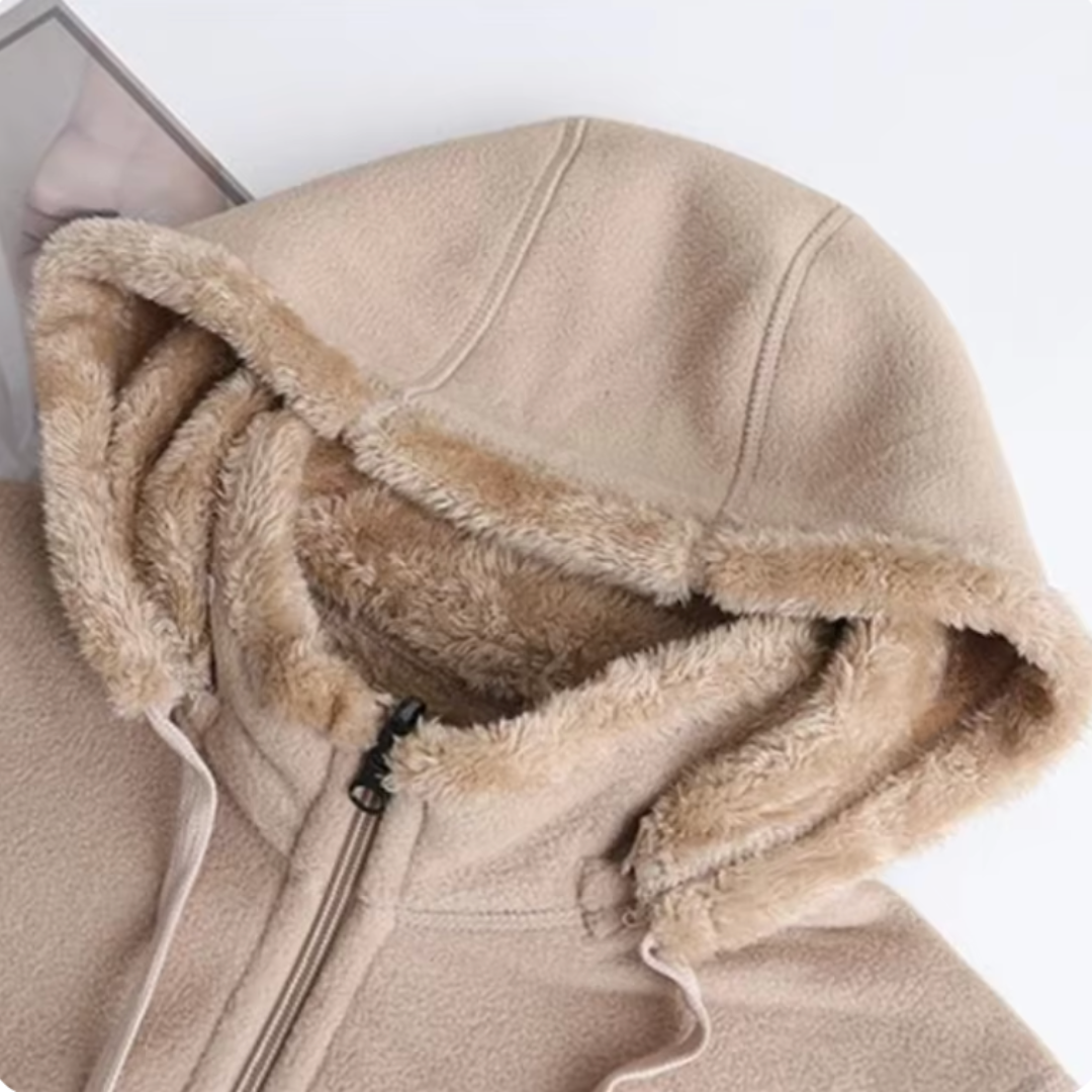 Kuscheliger Winter-Zip-Hoodie